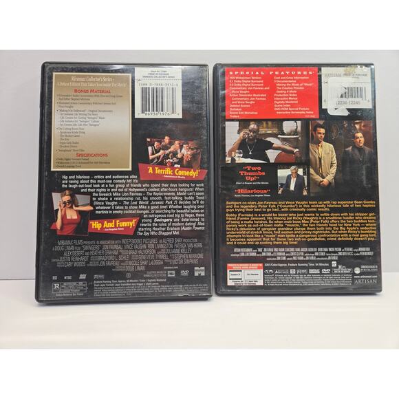 2 DVD Bundle Lot of Vince Vaughn Jon Favreau | Mafia Comedies | Made & Swingers - Picture 2 of 2